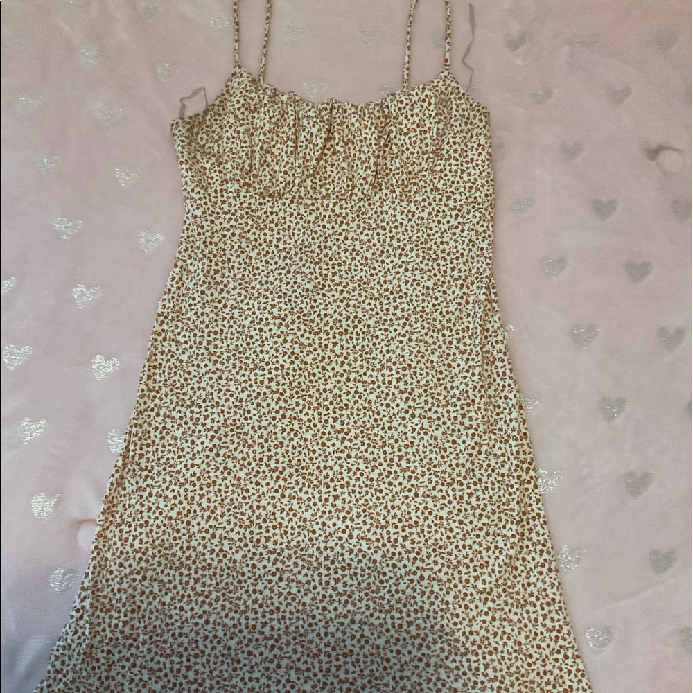 Floral print XL mini dress